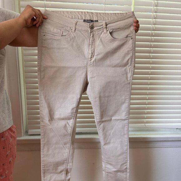 Pants - Off White cotton jeans